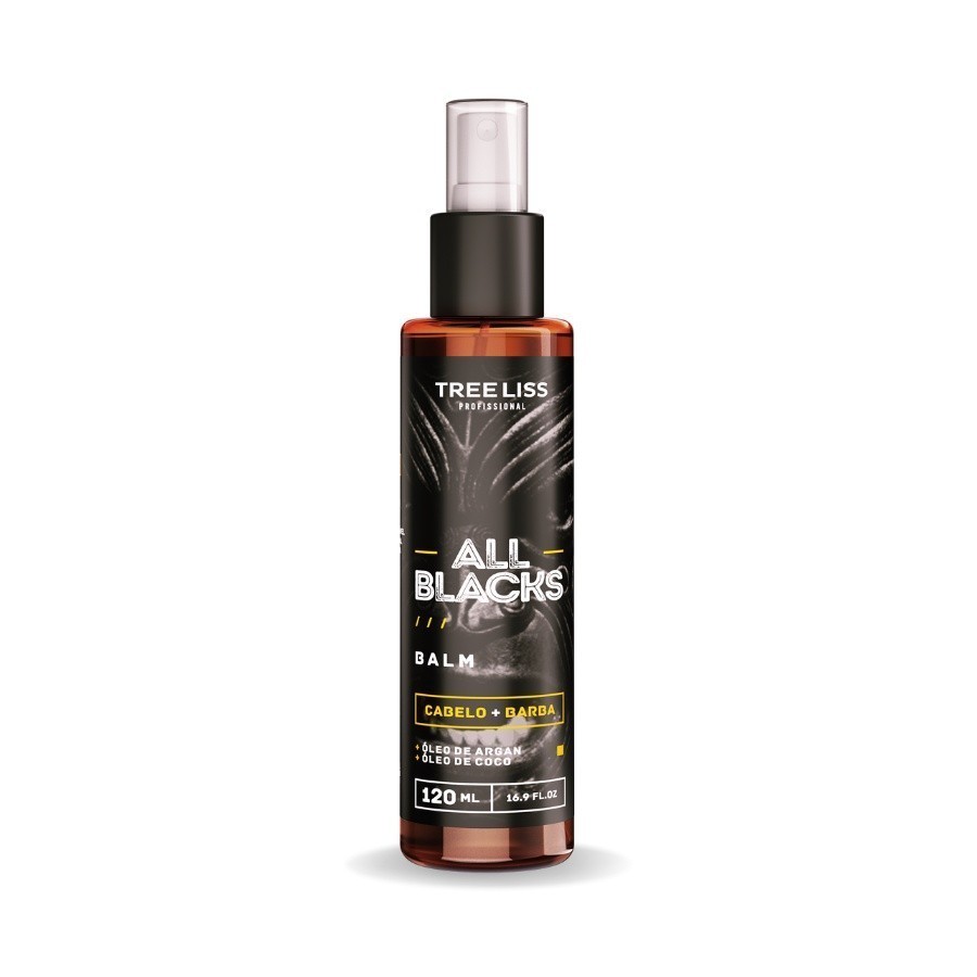 Balm Cabelo Barba Barbearia All Blacks 120ml Tree Liss