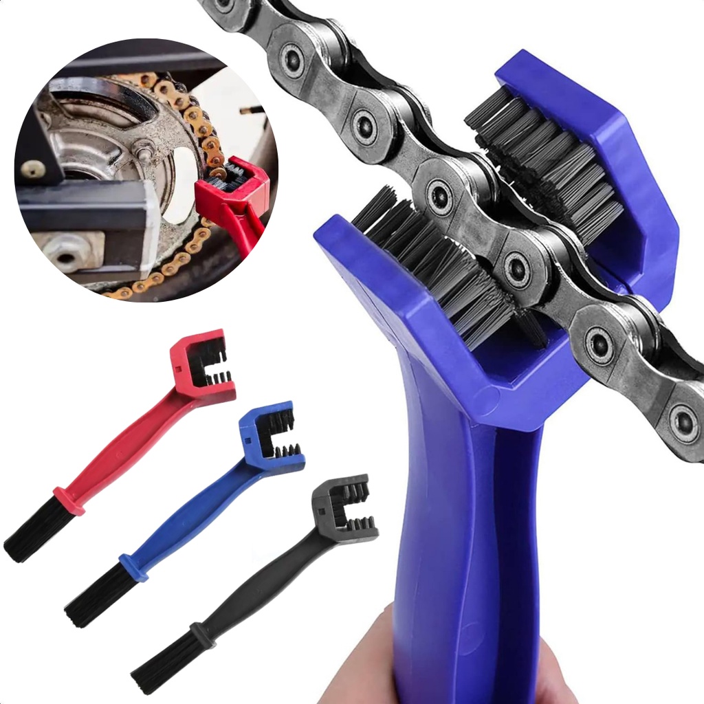 Escova Escovinha Limpeza Lavar Relação Moto Corrente Bike