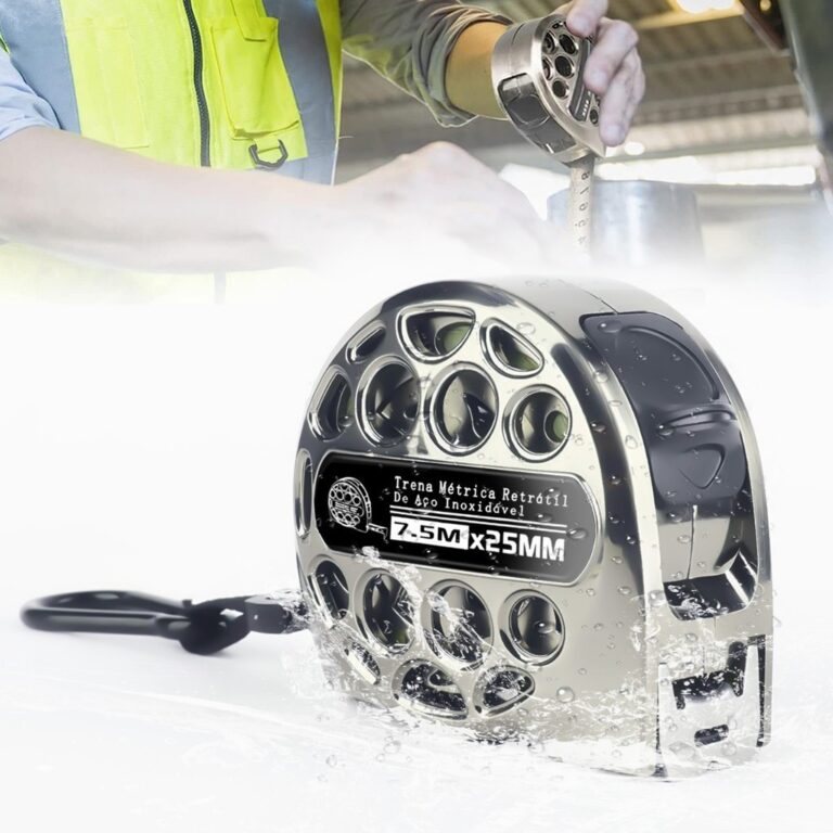 7.5 metrosFita métrica de aço inoxidável laváv