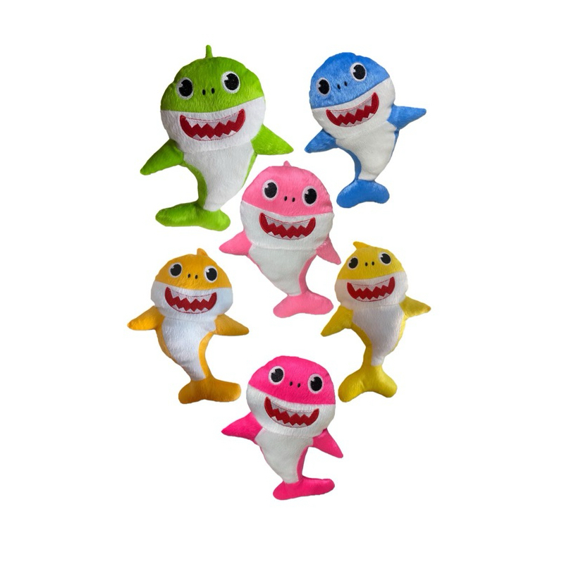 Pelúcia babyshark bebêtubarão com 25cm