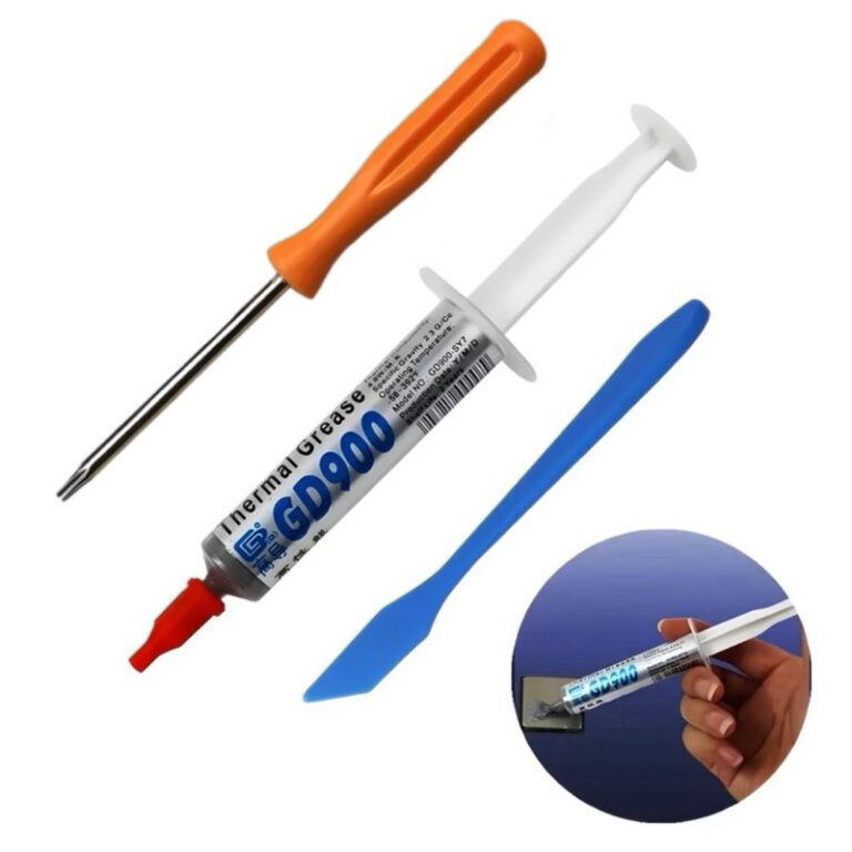 Kit Chave Torx T8 Com Furo + Pasta Térmica Prata 