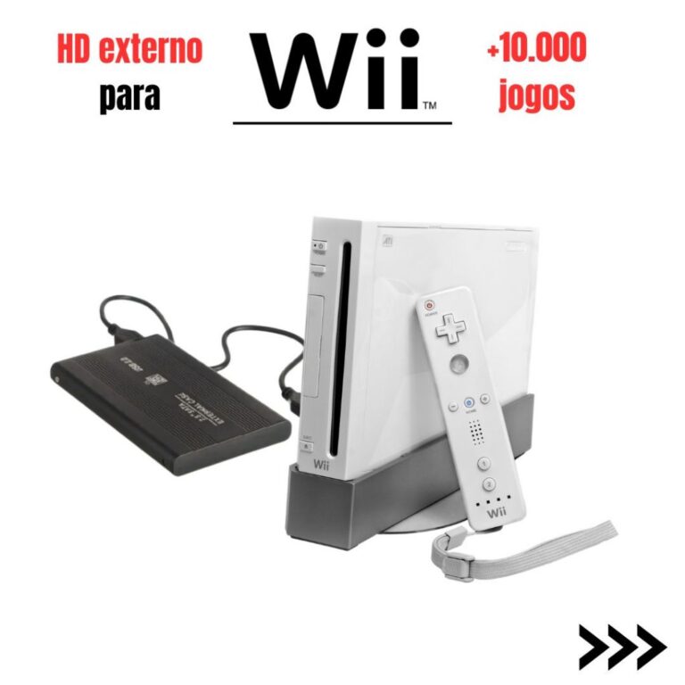 HD Externo para Nintendo Wii LOTADO GAMES