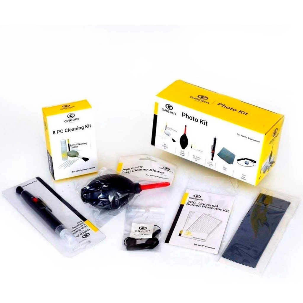 Kit de Limpeza Greika Woa2048 Câmera Lente E Eletrônicos 8 Pçs