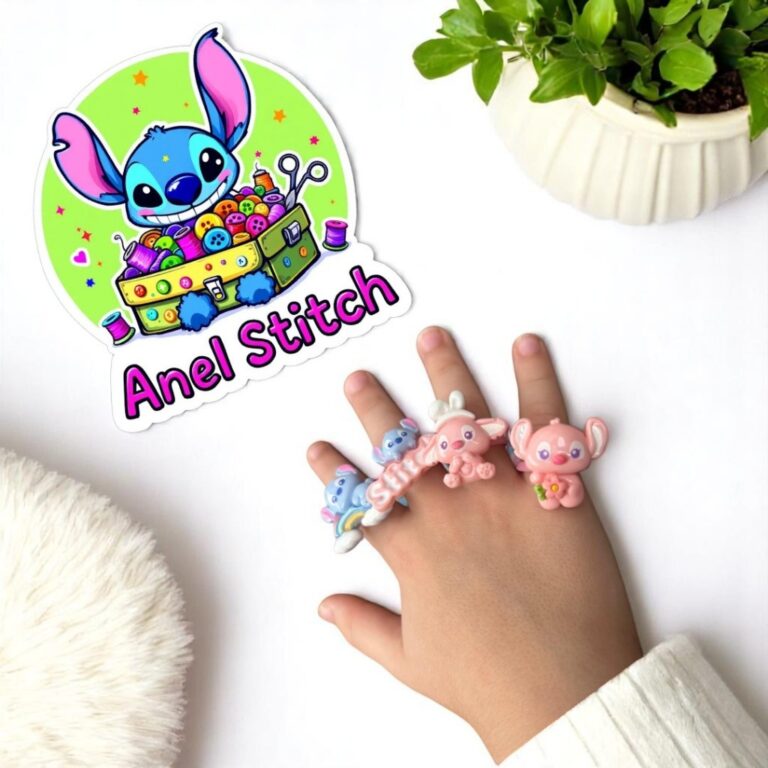 Anel Menina Stitch estilo blogueirinha