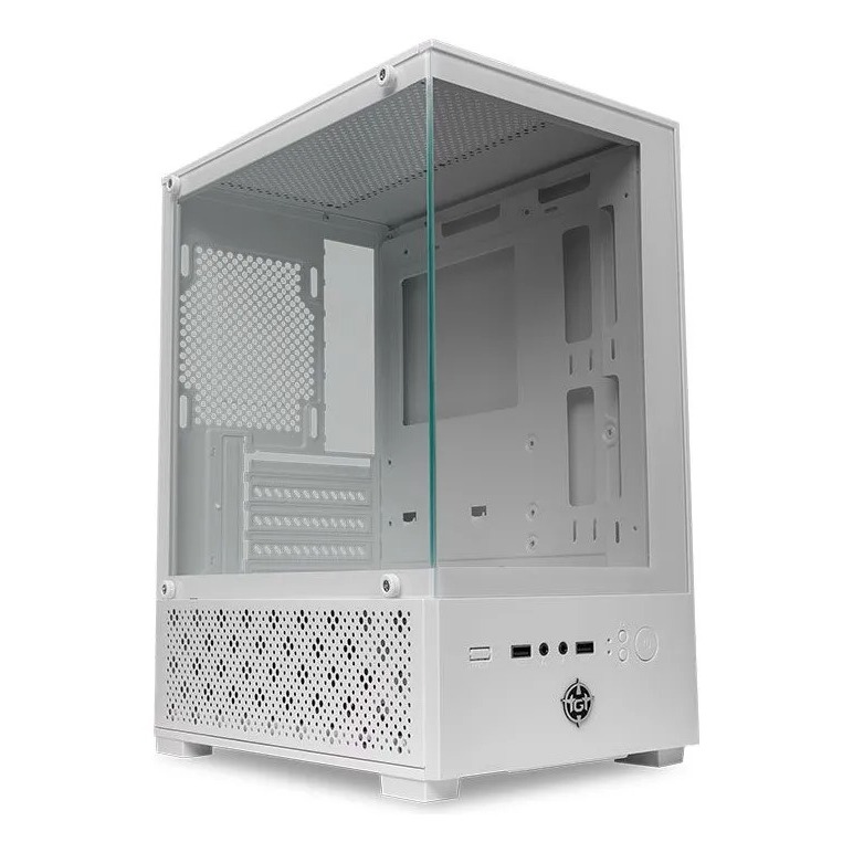 Gabinete Gamer aquario gamer branco e preto