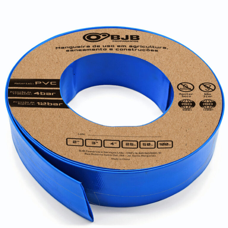 Mangueira Flat PVC Flexivel 3 Polegadas – 10