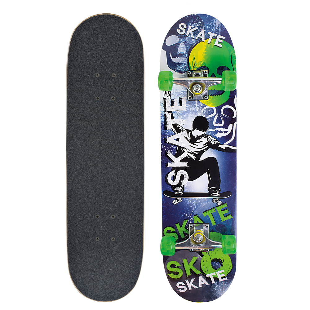 Brinquedo Skate Montado Juvenil Infantil e Adulto Estampas Sortidas Madeira Com Lixa Aplicada