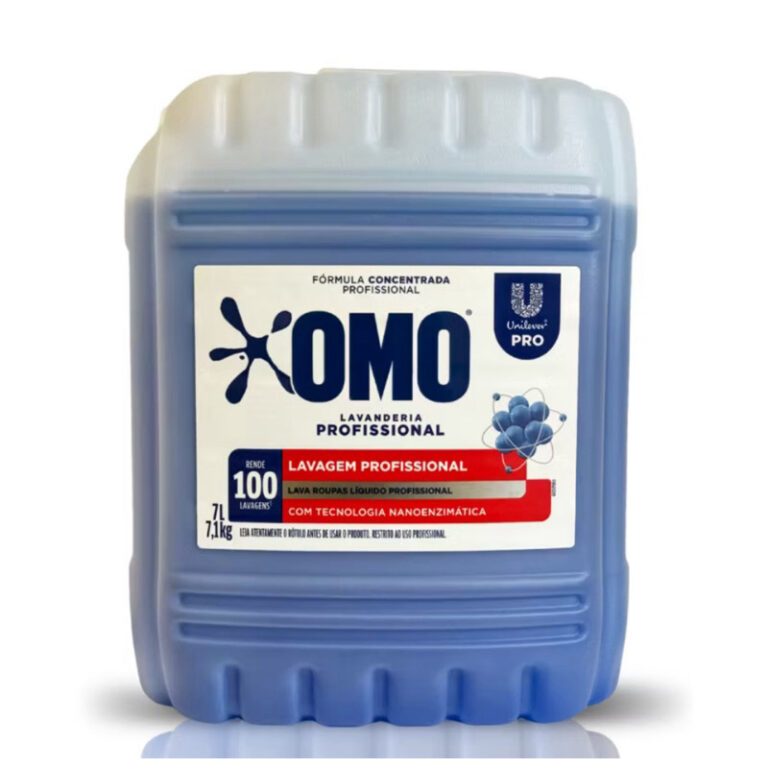 Lava Roupas Lavanderia Pro Líquido 7L Omo