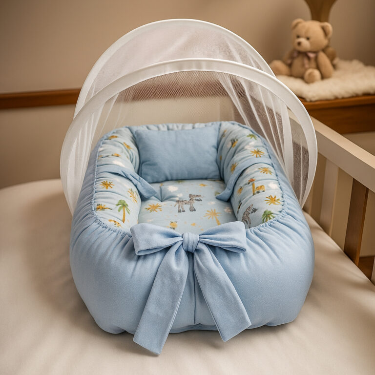 Ninho Redutor de Berço com Mosquiteiro e Travesse