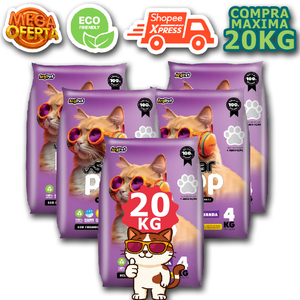 20 a 4kg areia sanitaria ultra premium tradicional higienica natural absorvente para gatos ecologica
