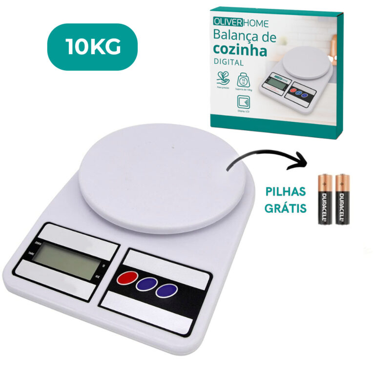Balanca De Cozinha Digital Alta Precisao 10kg Com 