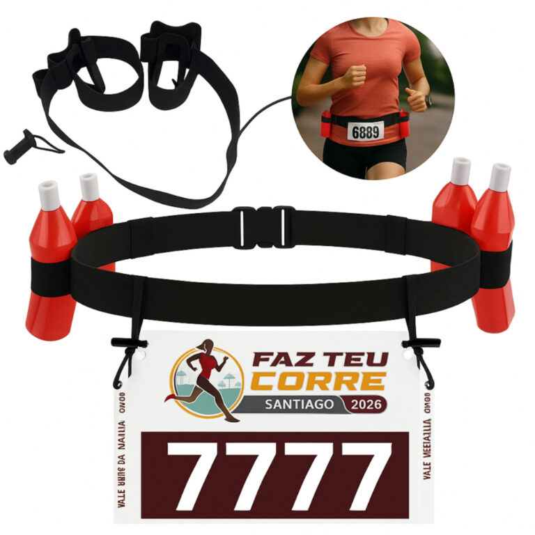 Cinto Porta Numero Para Corrida Triathlon Ciclismo