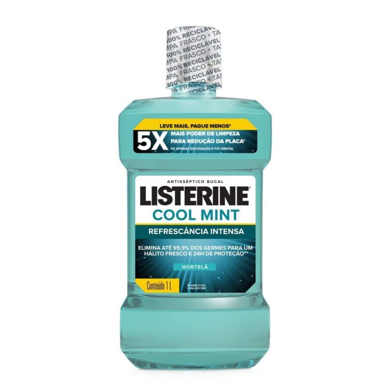 Listerine Antisséptico Bucal Cool Mint Refrescân