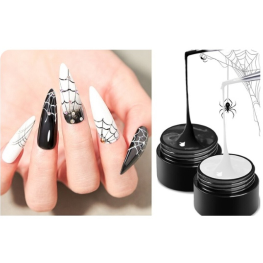 KIT 5 Gel Teia Para Decoração Para Unhas