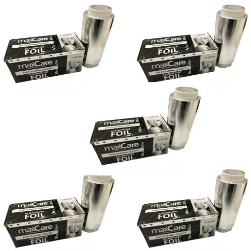 Kit 5 Papel Alumínio 50 Mts Mechas Cabeleireiro P