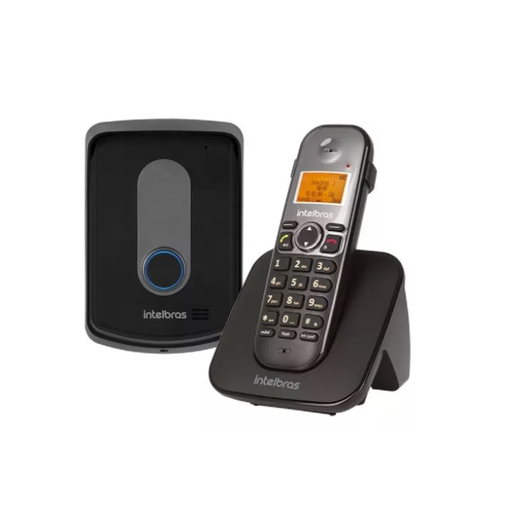 Porteiro Eletrônico Interfone Telefone Sem Fio In