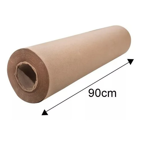 Papel Bobina Rolo Semi Kraft  90cm 50 metros 2KG 6
