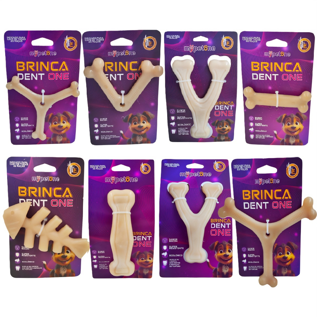 Brinquedo Osso Bamboo Brinca Dent One Sabor Bacon – MyPetOne