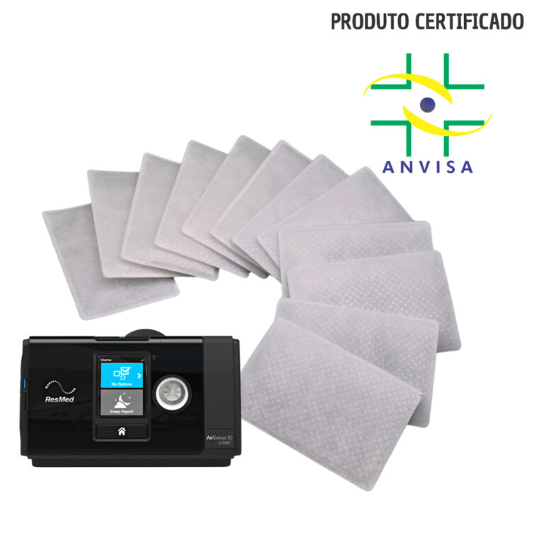 Kit Anual 12 Filtros Cpap Resmed S9/ S10 Airsense/