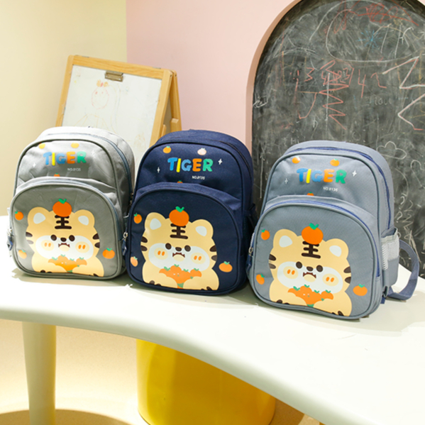Mochila Infantil Escolar de Tigre e Coelho Confort