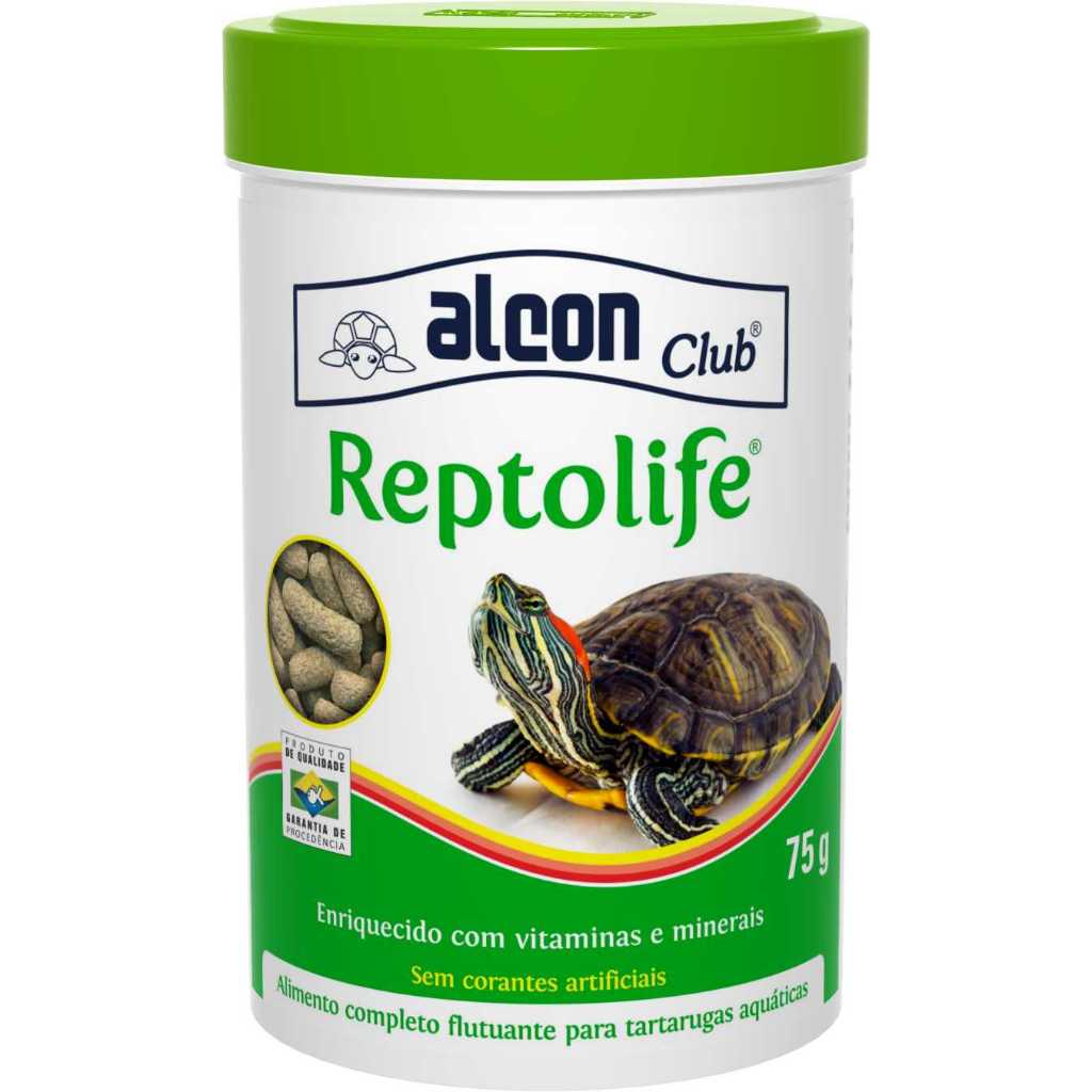 Alcon Club Reptolife Tartaruga 75 g – Ração Tartaruga Extrusada