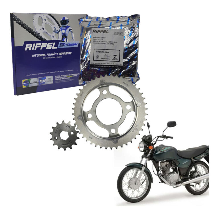 Kit Relação Transmissão Cg Fan Titan 125 2000 A