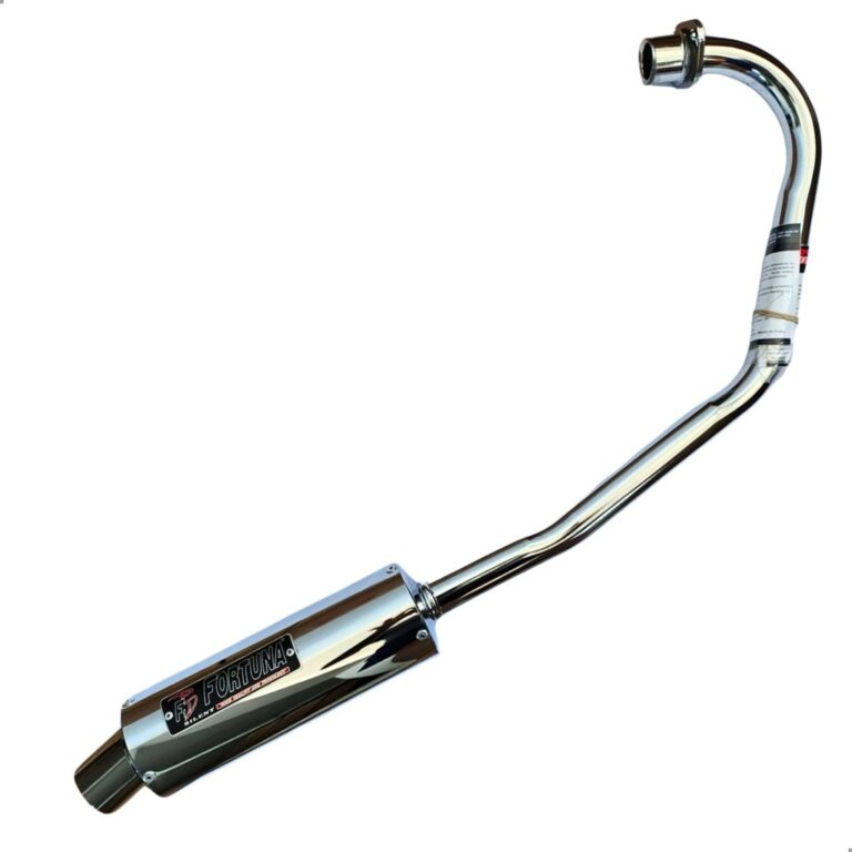 Escapamento Cg 125 Ks 00/08 Mini Turbo Cromado For