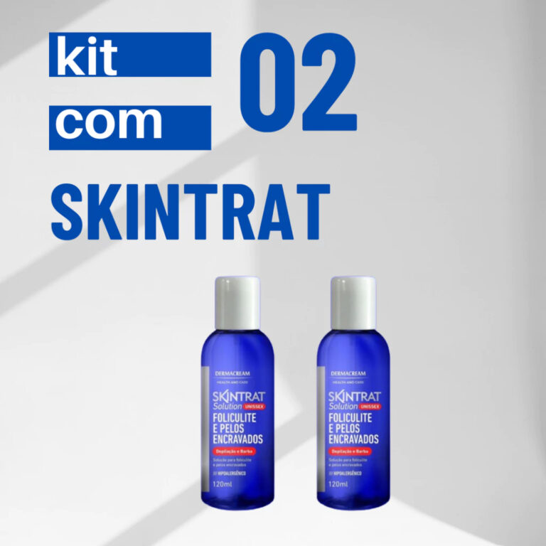 Kit 2 Skintrat Para Foliculite e Pelos Encravados 