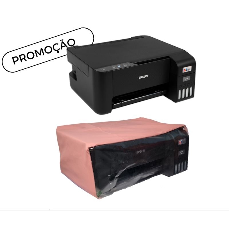 Capa Impressora Epson Ecotank Cor Rosa – couro Ipermeavel