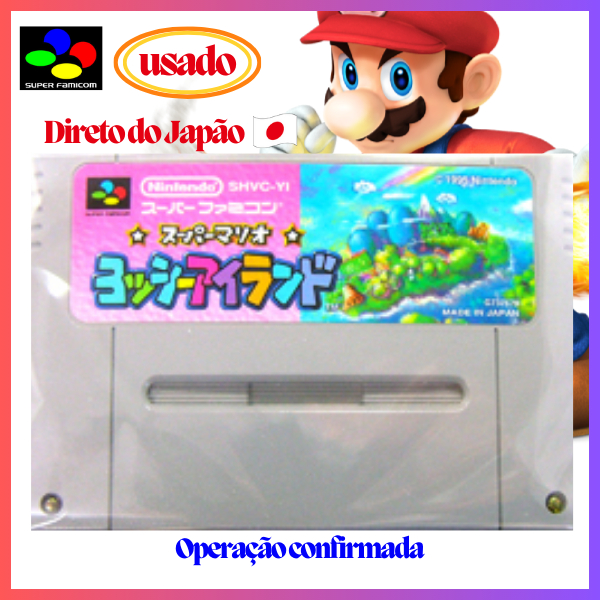 Direto do JapãoSuper Famicom Yoshis IslandOrigina