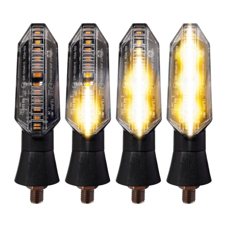 Kit 2 ou 4 Piscas Led Seta Sequencial Parafuso