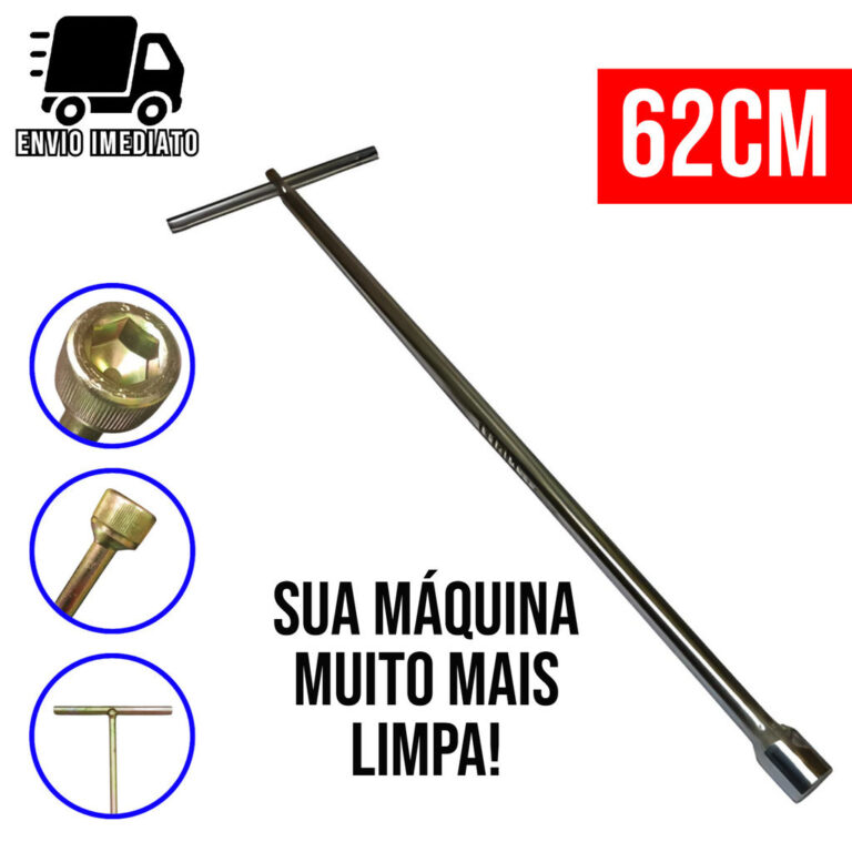 Chave T 10mm para Maquina de Lavar Longa 62cm  Agi