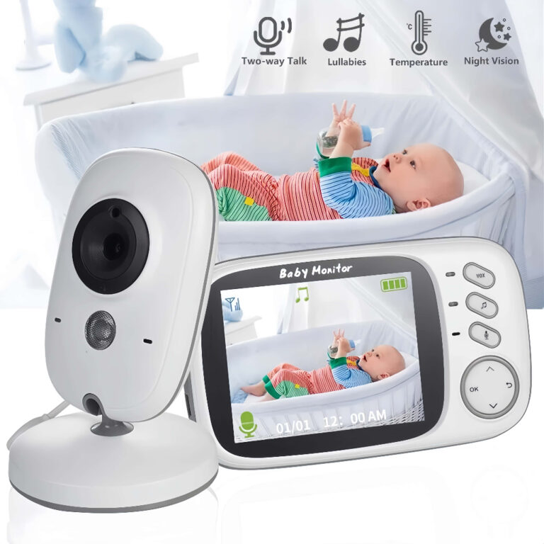 Baba Eletrônica Com Monitor Visão Noturna, Câme