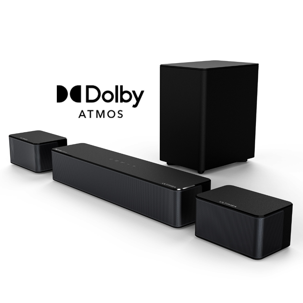 Soundbar ULTIMEA Poseidon D60 5.1 canais Dolby Atmos Bass Subwoofer Controle por aplicativo 3D 410W