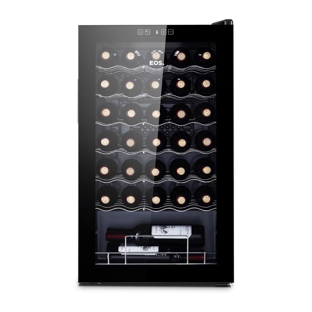 Adega Climatizada 34 Garrafas Compressor Painel Touch Full Glass EAC34G 220V – EOS
