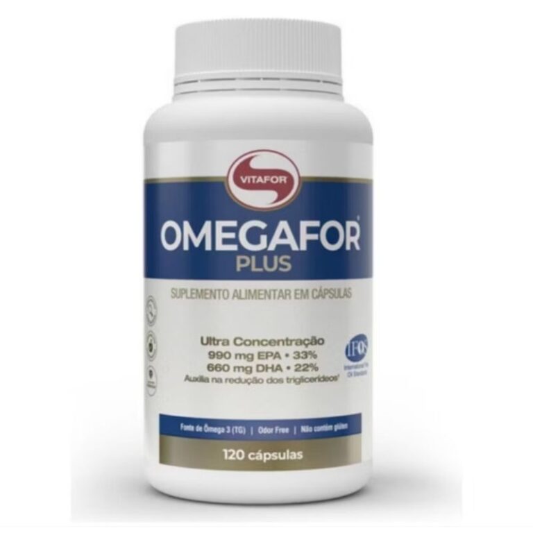 Omegafor Plus 1000mg 120 cápsulas vitafor