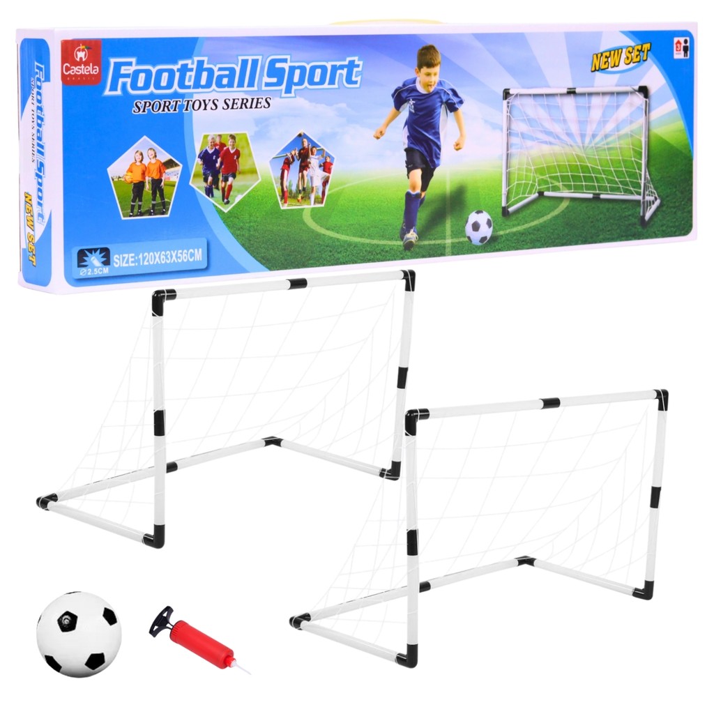 Kit Mini Trave Futebol Infantil Bola e Bomba de Ar – Castela