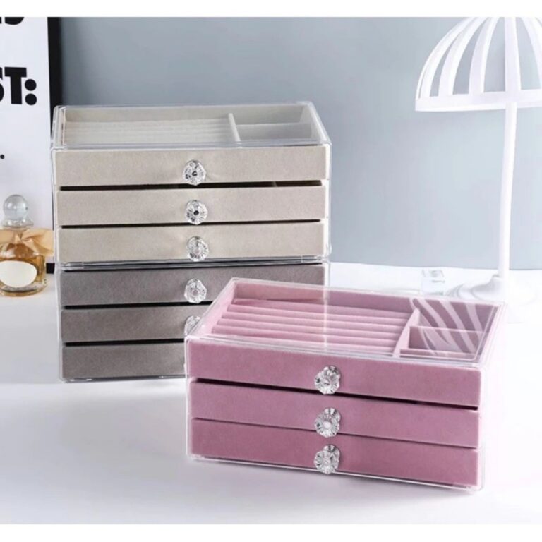 Porta Joias Caixa Organizadora Luxo para Jóias de