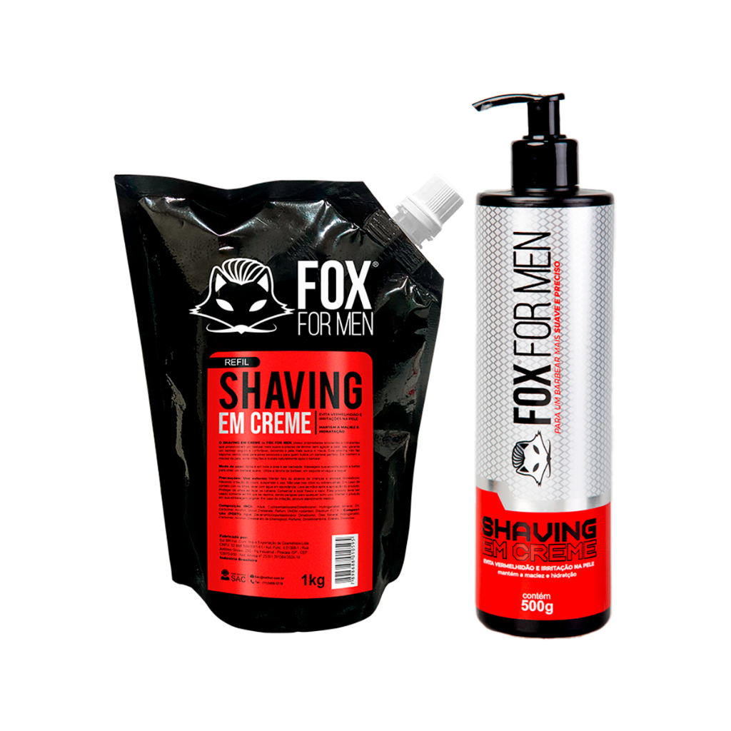 KIT SHAVING CREME 1.5 KG – FOX FOR MEN