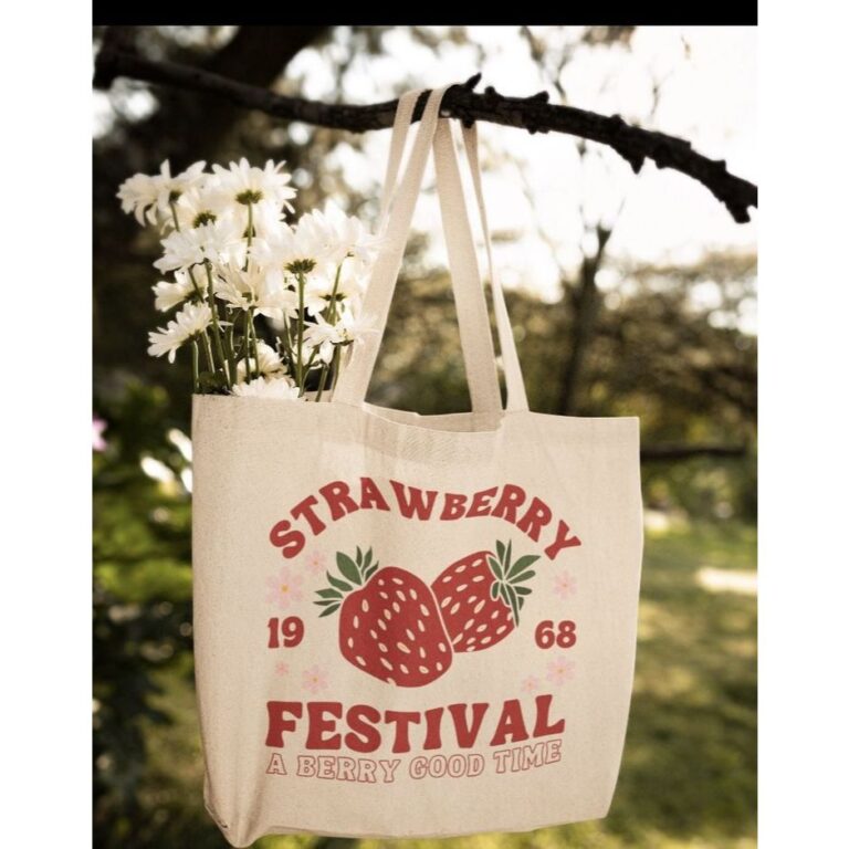 Bolsa Sacola Ecobag Strawberry Festivel A Berry Go