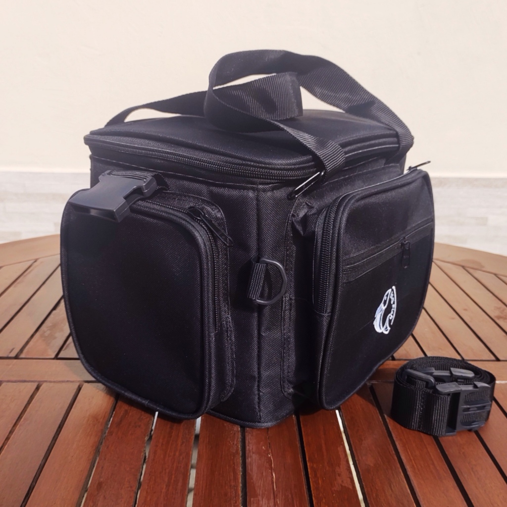 Bolsa/Mala de Pesca (Nova Versão) Preta