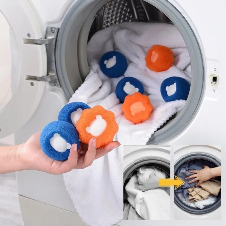 Removedor De Pelos Roupas Kit 4 Bolas Panda 6Cm Pa