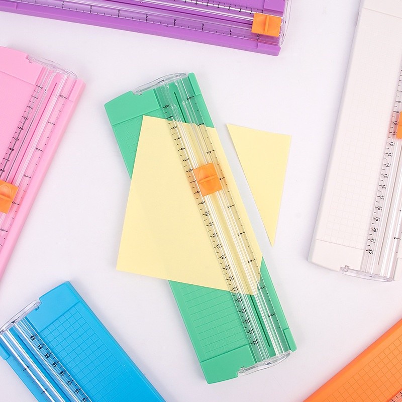 2 Guilhotina Cortador De Papel Portátil Fácil Manuseio Escritório