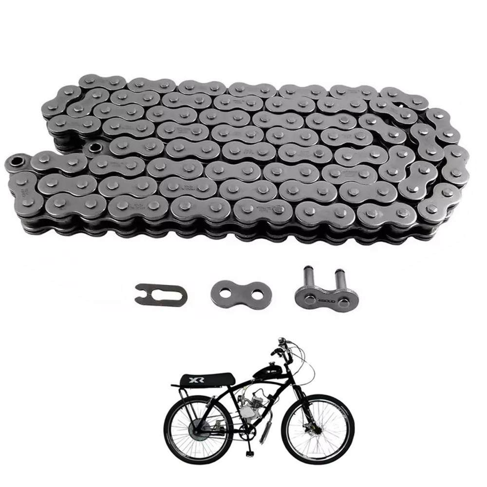 Corrente Bicicleta Motoriza Motor Moskito 80cc Reforçada 420