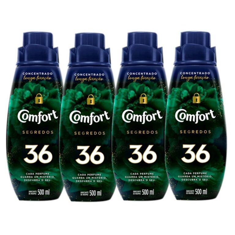 Amaciante Comfort Concentrado 500ml 36 Segredos ki