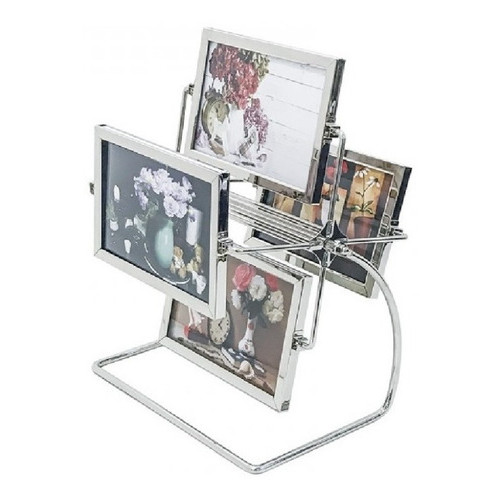 Porta Retrato Giratório luxom com visor de vidro 