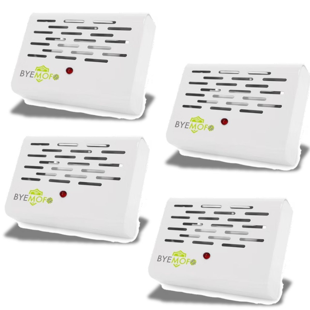 Kit 4 Desumidificador Elétrico Antimofo de ar Elimina Ácaros Fungos Bolor
