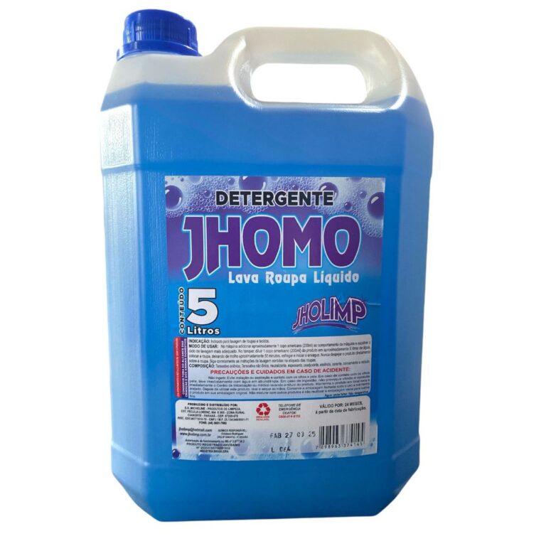 Sabão Líquido para Roupas Jhomo 5 litros Para li