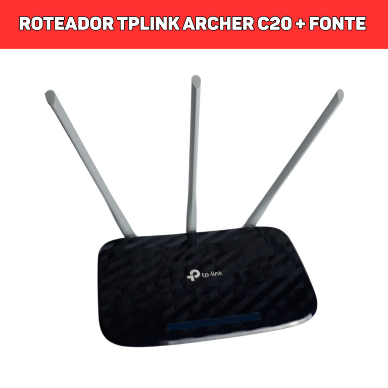Roteador TP-Link Archer C20 – AC750 ( Usado 