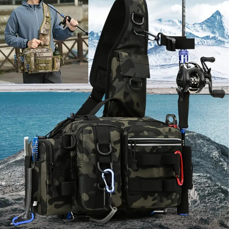 Mochila Para Isca De Pesca, Bolsas Impermeáveis E
